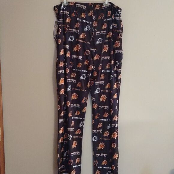 New NBA Phoenix Suns Men's 2XL‎ loungewear pants black orange drawstring elastic - Picture 3 of 7